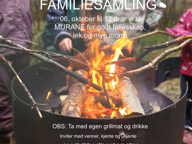 Familiesamling ved Murane 06.okt 12:00