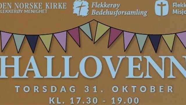 Hallovenn-fest torsdag 31. okt