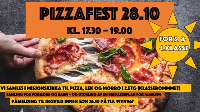 Pizzafest for 3.&4.klasse